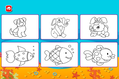 Kids Paint Color Book - coloring pages screenshot 2