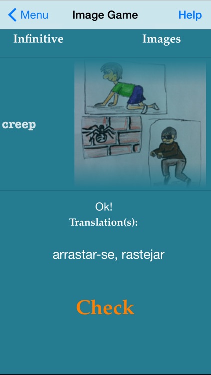 iRRegular Verbs - Português Inglês - English Portuguese Free screenshot-4