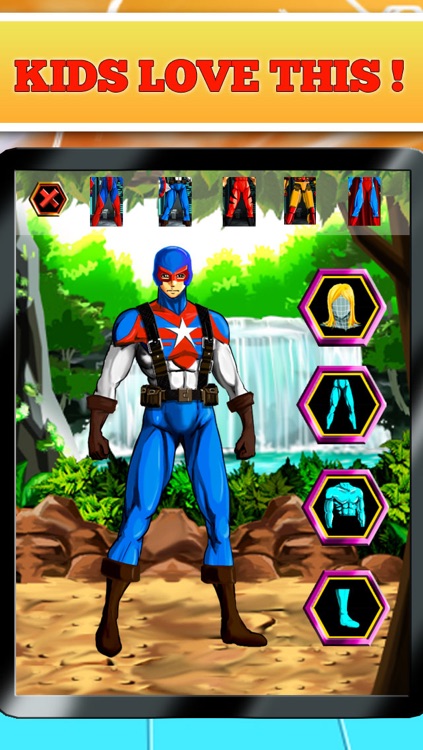 Create Your Own Superhero - Free Hero Character Costume Maker Dress Up Game