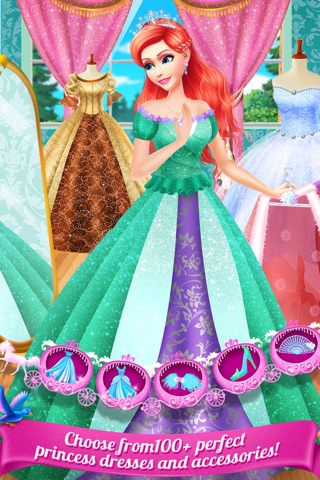 Princess Party Salon - Fairytale Dress Up: Beauty SPA, Makeover Girls Game screenshot 4