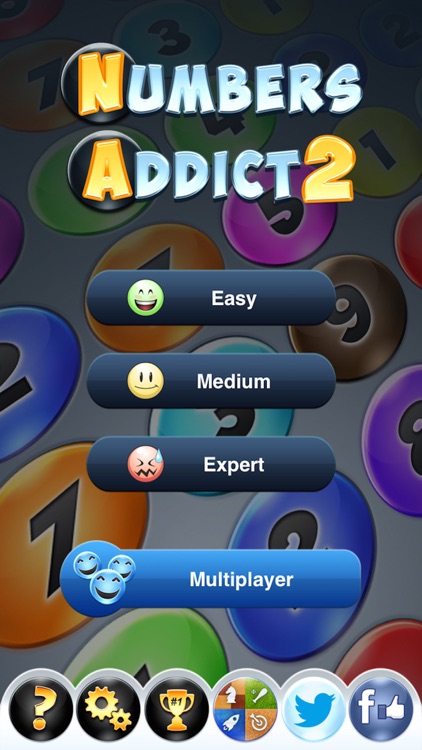 Numbers Addict 2 Candy Splash HD for iPhone, iPad & iPod Touch - Bubble Puzzle Brain & Mind IQ Challenge