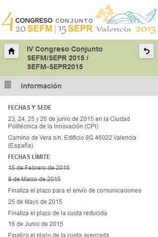 SEFM/SEPR 2015 screenshot 2