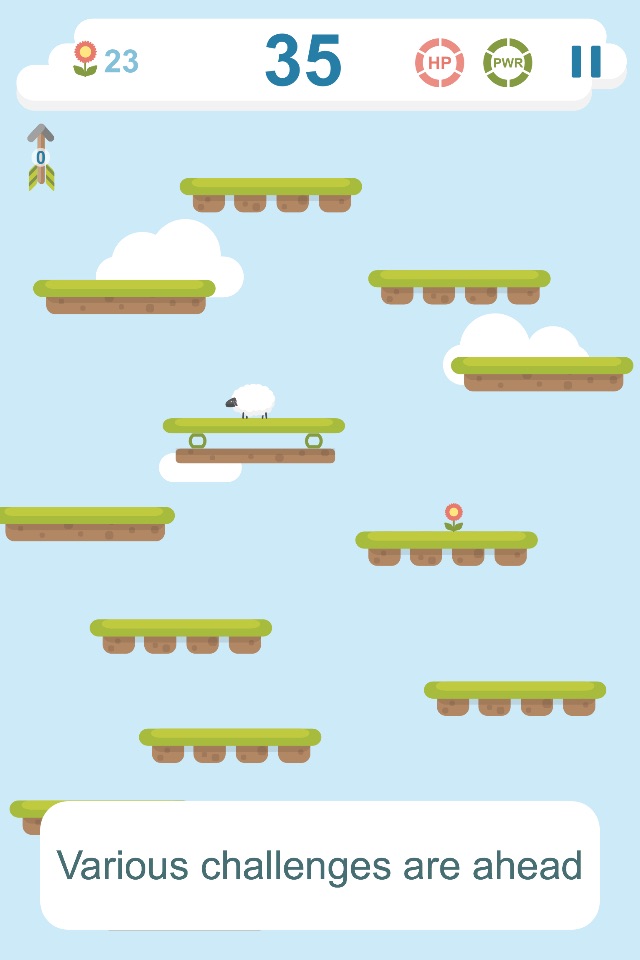 Best Sheep jumps on ladder of platforms with crazy faith screenshot 4