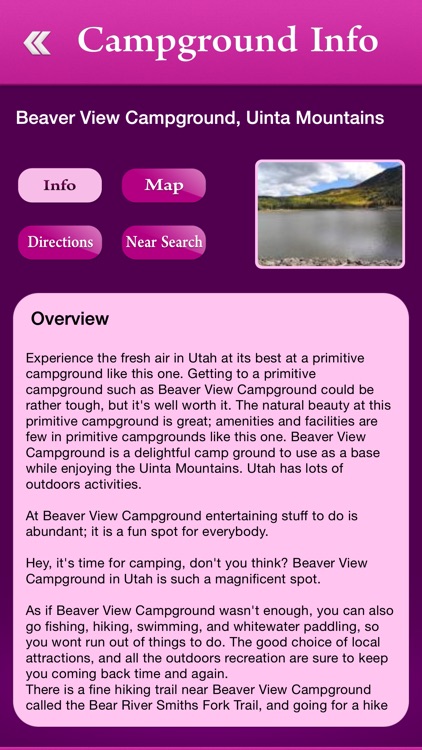 Utah Campgrounds & RV Parks