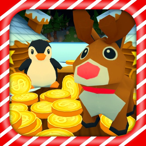 Christmas Coin Pusher Dozer Dropper 3D for iPad iOS App