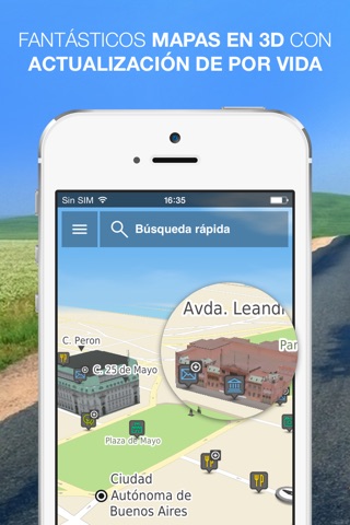 NLife Argentina Premium - Navegación GPS y mapas sin conexión a Internet screenshot 2