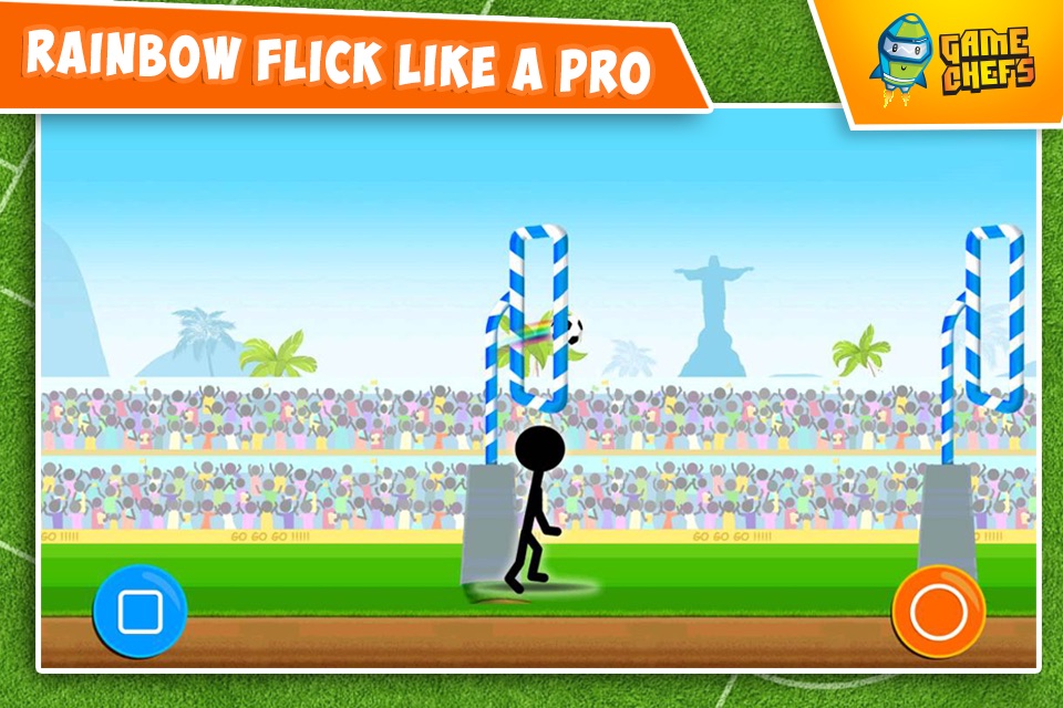 Stickman Flick Shoot : Best Free Game For Football (Soccer) Fans screenshot 2