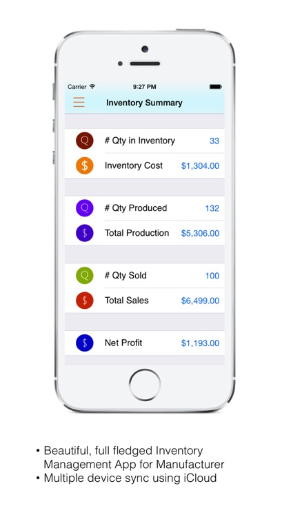 Inventory Pro for Manufacturer