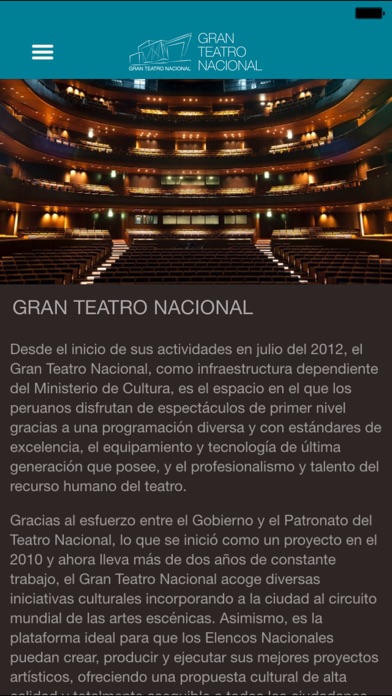 How to cancel & delete Gran Teatro Nacional del Perú from iphone & ipad 3