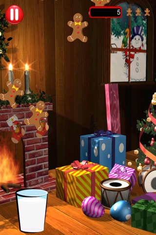 Holiday Gingerbread Man Milk Dunk - Fun Cookie Catching Rush screenshot 4