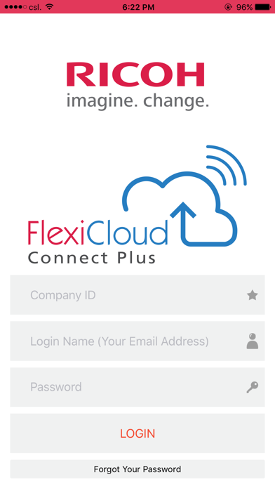 Screenshot #1 pour Ricoh FlexiCloud Connect Plus