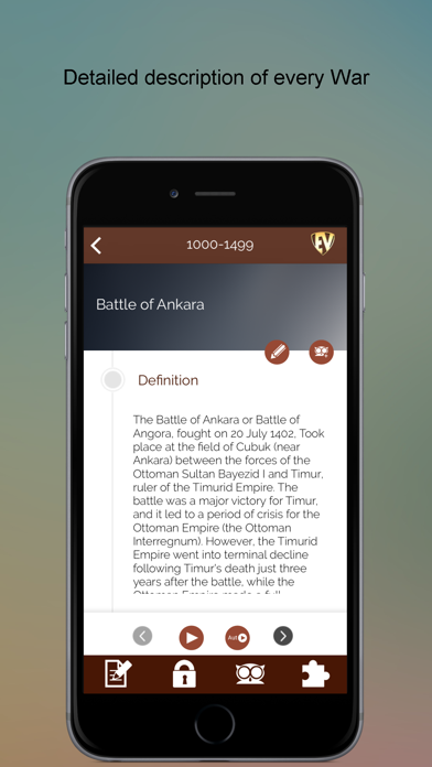 How to cancel & delete Historical Wars & battles SMART Guide from iphone & ipad 3