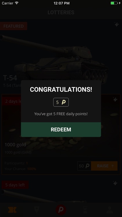 Wottery - Win Gold for World of Tanks