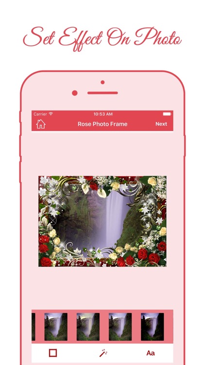 Rose Photo Frames:  Flower Photo Frame Editor