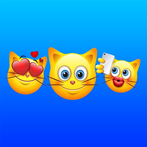 Cat Emoji - Cute Kitty Emoticon Stickers Icon