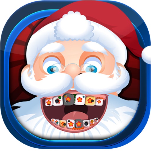 Santa Claus At Dentist Icon