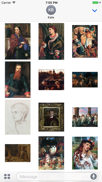 William Holman Hunt Artworks Stickers