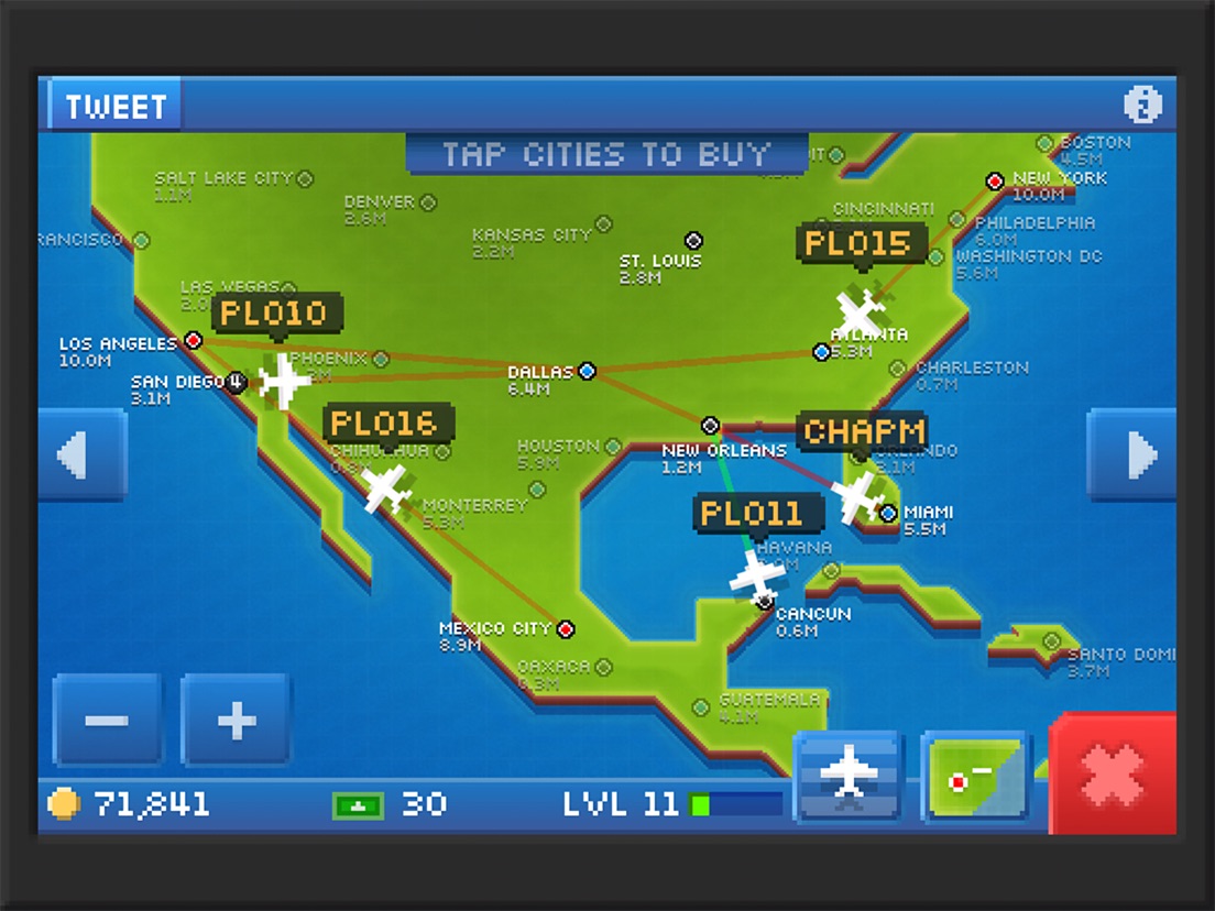 red pocket planes