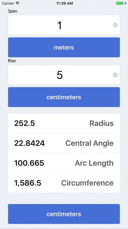 Radius Calculator