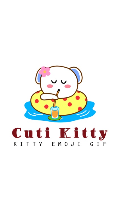 Cuti Kitty - Kitty Emoji GIF