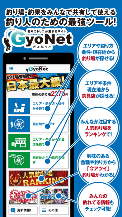 2000超の釣り場の情報がＧＰＳで探せる釣りのＧｙｏＮｅｔのおすすめ画像5