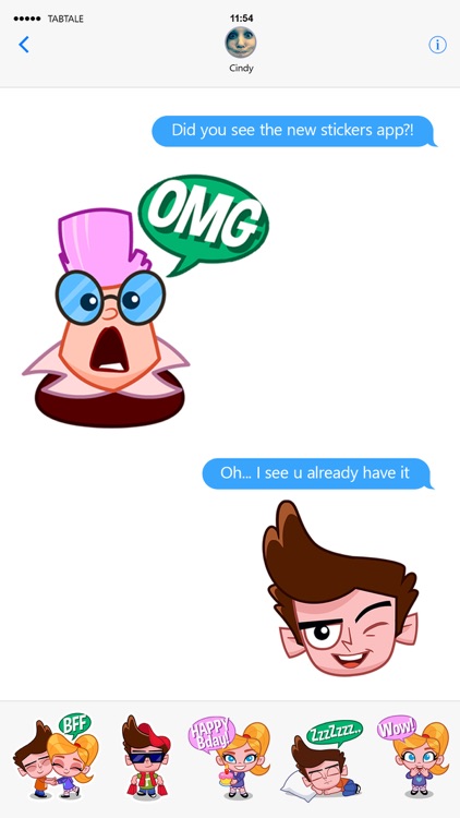 TabTale Sticky Stack