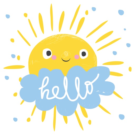 Cute Weather Emoji Icons Sticker Pack iOS App