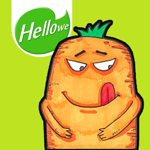 Hellowe Stickers: Kid Carrot