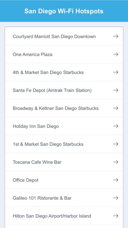 San Diego Wifi Locations