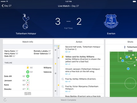 EPL Live for iPad: Football screenshot 2