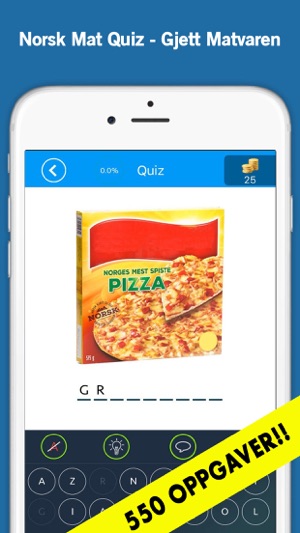 Norsk Mat Quiz: Gjett Kjente Matvarer fra Butikken(圖1)-速報App