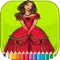 Princess coloring book for kids