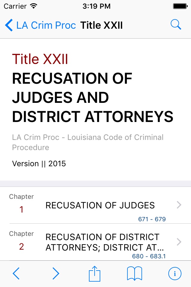 Louisiana Code of Criminal Procedure (LawStack) screenshot 2