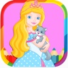 Kids Princess Coloring Book:Drawing Game for Kids