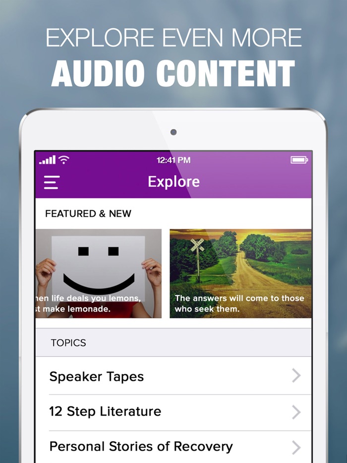 NA Speaker Tapes  Addiction Recovery Audio