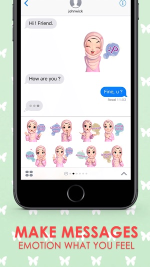 Amarena 3D Hijabgirl Indo Stickers by ChatStick(圖2)-速報App