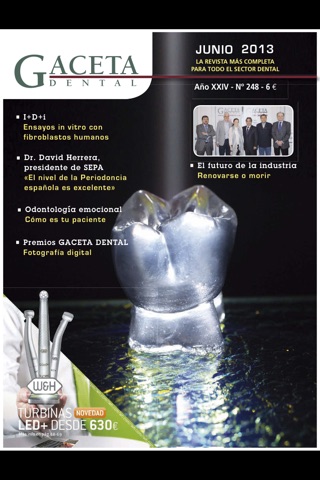 Revista Gaceta Dental screenshot 2