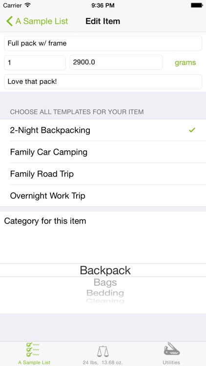 Backpacker Checklist