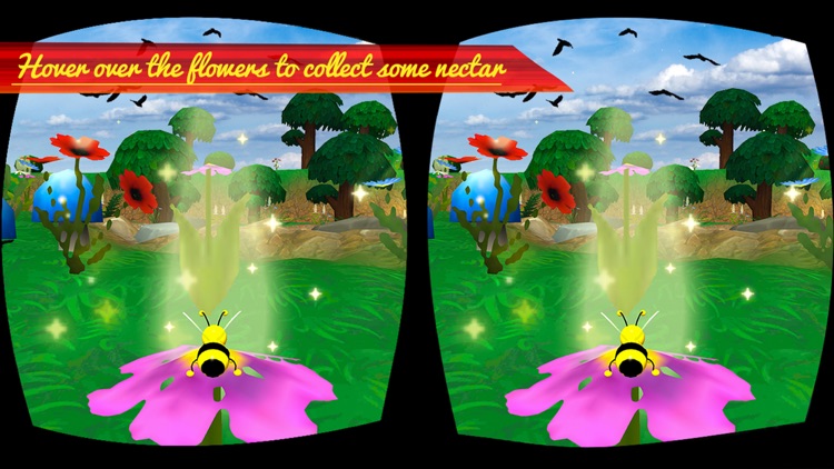 VR Honey Bee Flying Simulator - Pollination Game screenshot-3