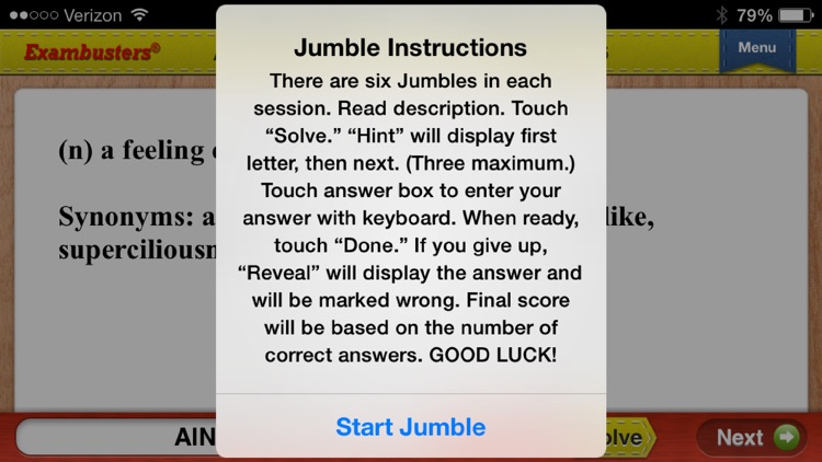 COMPASS Prep Verbal Flashcards Exambusters screenshot-4