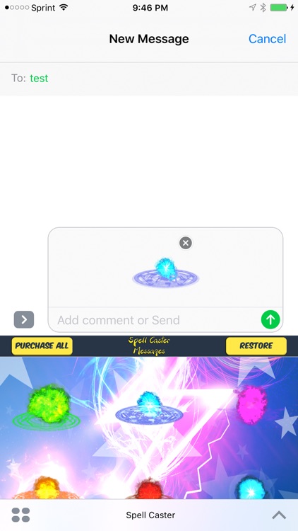 Spell Caster Messages