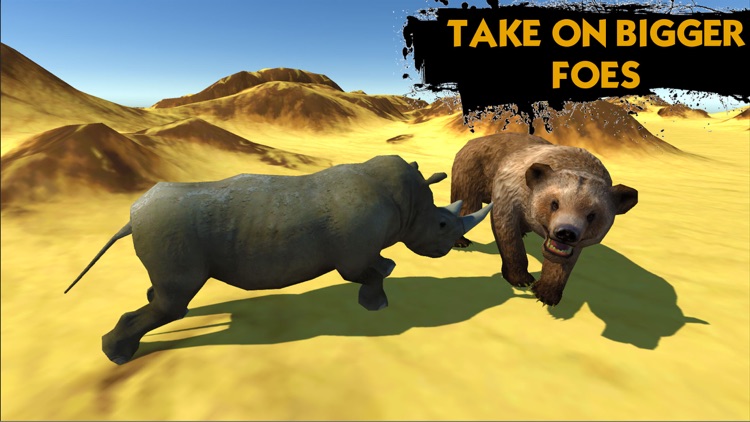 Deadly Desert Rhino - Wild Animal Simulator screenshot-4