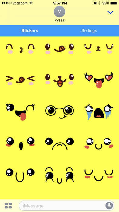 Kawaii Emoji - Cute Emoticon Stickers for Texting screenshot 4