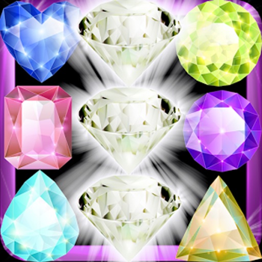 Fascinating Diamond Match Puzzle Games Icon