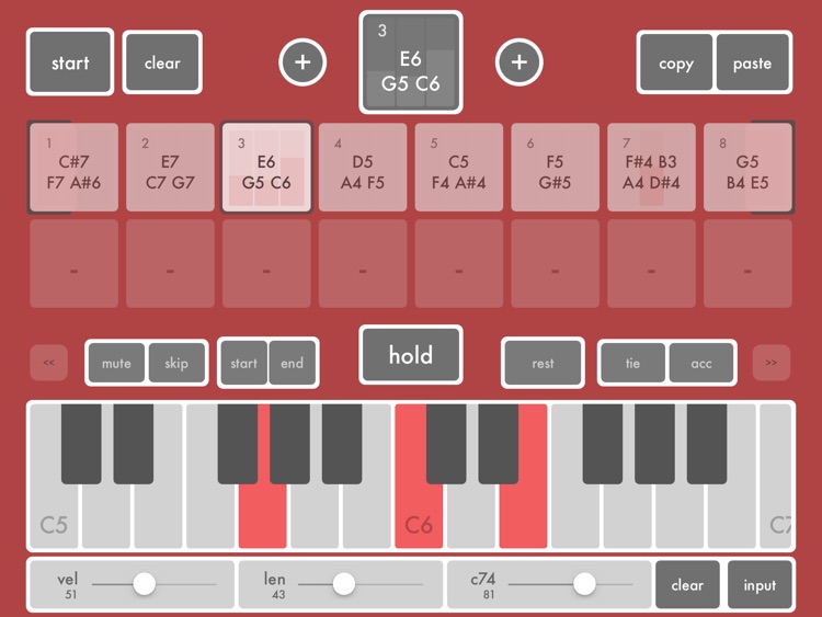 midiSTEPs - midi step sequencer toy