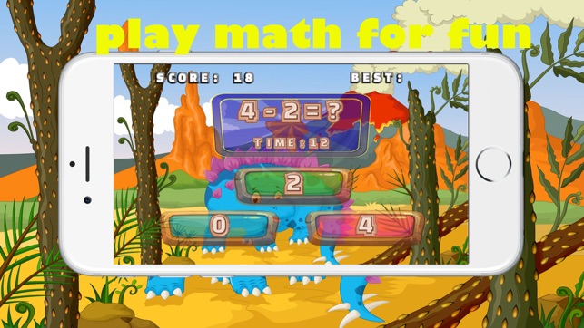 Dinosaur Math Game : dinosaur puzzles 宝宝 数学(圖2)-速報App