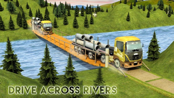 大卡车停车疯狂2017年：真正的越野驾驶 Truck Parking Adventures Game