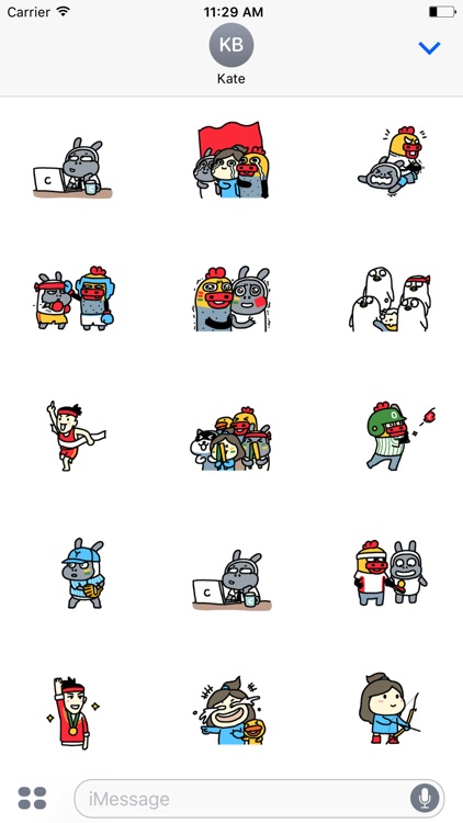 Animated Funny Godzilla Stickers For iMessage by Hasmukhbhai Soni