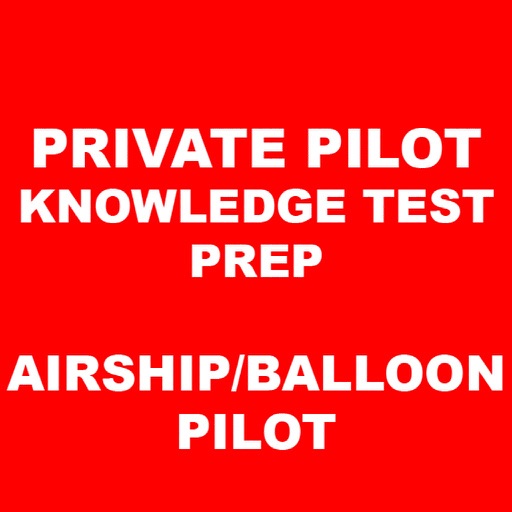 Private Pilot Knowledge Test Prep Balloon for iPad icon