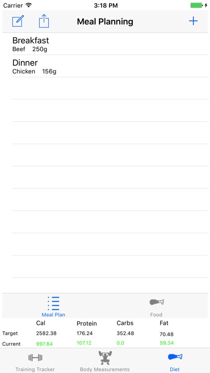 Training Tracker & MealPlanner screenshot-4